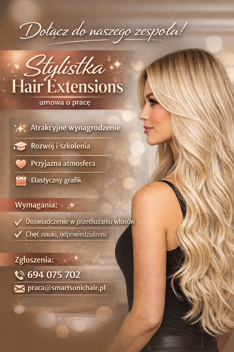 Rekrutacja Stylistka Hair Extensions